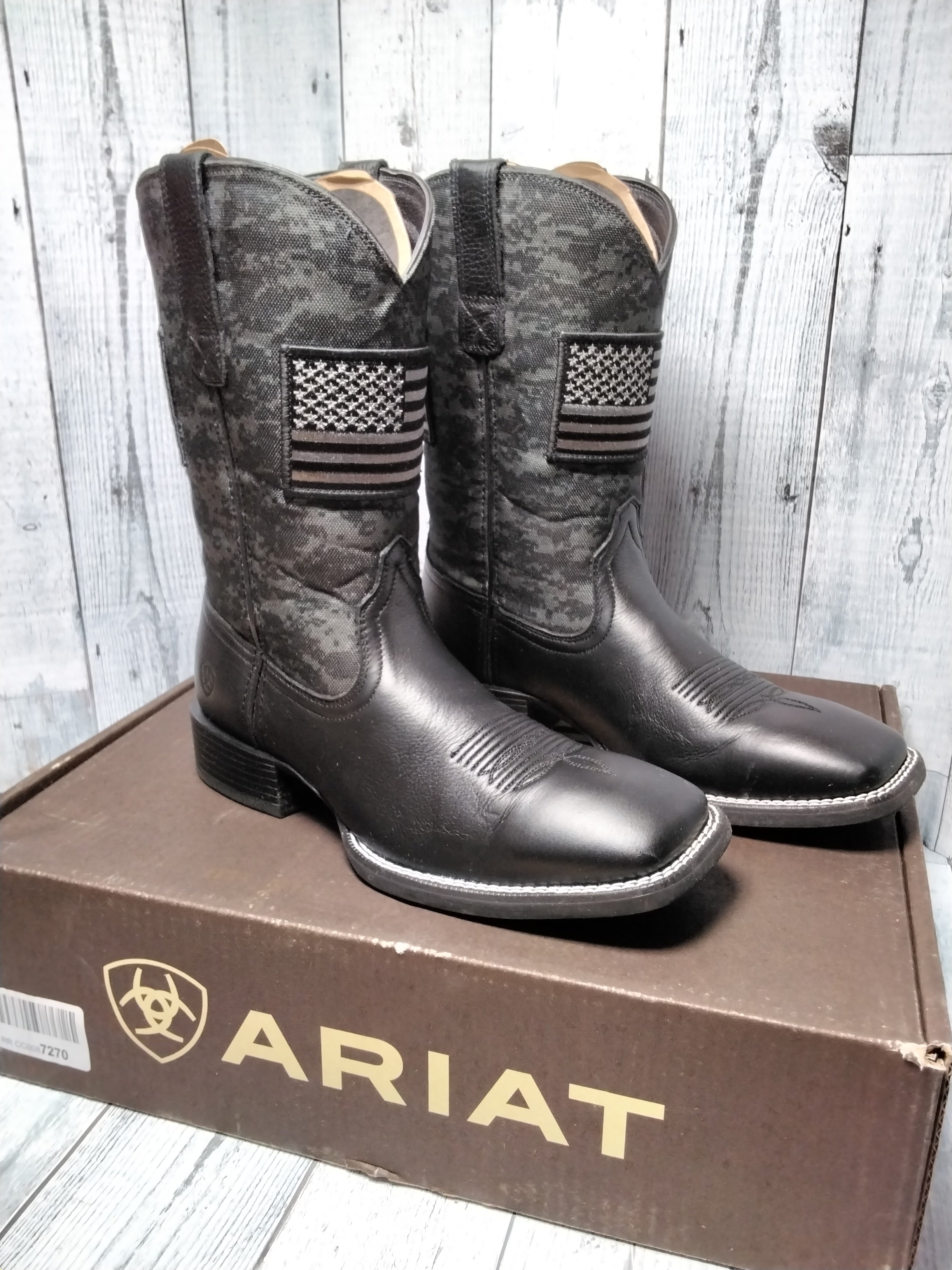 Ariat Men's Sport Patriot, Black, Sz 10.5 (7782271090926)